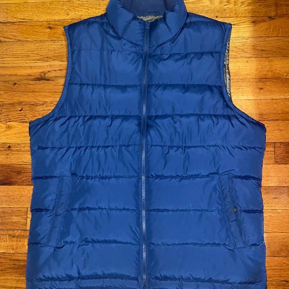 GAP Large Blue Puffer Vest - Picture 7 of 13
